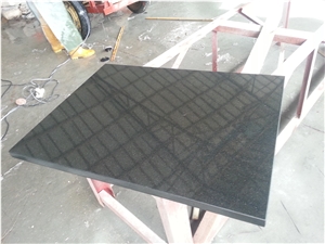 China Absolute Black Granite,Natural Building Stones Hebei Black Granite Polished Slabs & Tiles, Nero Assoluto Gang-Sawn Wall Cladding Covering, Cut-To-Size