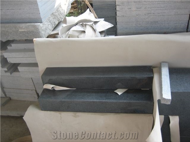China Dark Grey Granite G654 Tombstone,Polished G654 Granite Cross Tombstones,Sesame Black,Pandang Black Granite Head Mounument