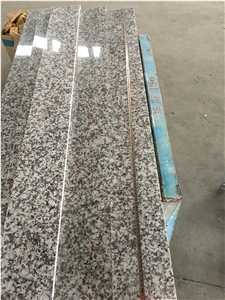 China White Granite G439 Steps&Risers&Stairs&Staircase&Stair Threshold, G439 White Granite Stair Threshold,Bianco White Granite,Stone Riser,White Stone Staircase,G439 Stair Treads