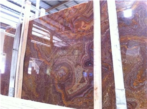 Turkey Tiger Onyx，Yellow Color Onyx, Golden Wooden Onyx Slabs & Tiles, Onyx Wall Covering, Onyx Floor Covering