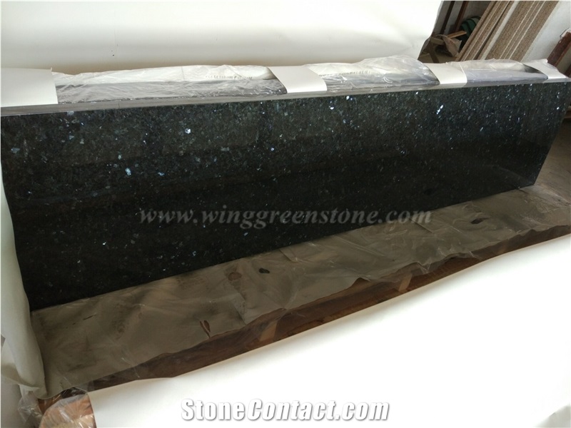 Emerald Pearl Countertops, Green Granite Countertops, Emerald Granite Countertops, Green Granite Kitchen Top, Xiamen Wnggreen Stone