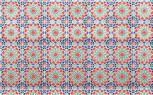 3d Andalusia Hand Painted Wall Tiles, Kitchen Hand Painted Wall Murals
