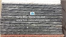 Black Slate Peak Shape Ledgestone,Charcoal Grey Slate Culture Stone,Carbon Black Stone Cladding,Dark Grey Slate Stacked Stone,Natural Slate Stone Wall Panels,Black Slate Stone Veneer,Landscaping Wall
