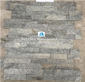Green Quartzite Stone Panel,Natural Quartzite Stacked Stone,Green Z Stone Cladding,Quartzite Stone Veneer,Green Quartzite Culture Stone,Quartzite Ledgestone,Quartzite Wall Stone Veneer