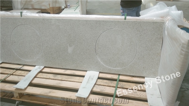 Pearl White Granite Bath Tops, White Pearl Granite Vanity Tops, Pearl White Stone