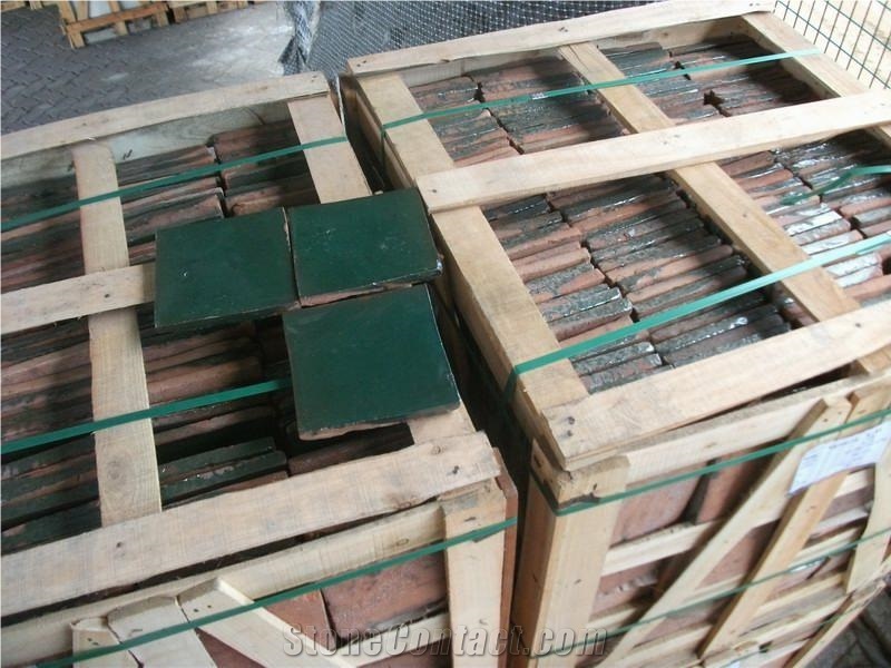 Glazed Green Terracotta Tiles from China - StoneContact.com