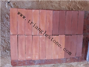 Handmade Wall Bricks, Red Terracotta Tile