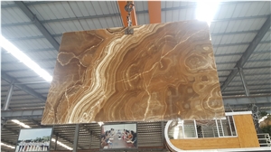Brown Onyx Tiles, Classaic Brown Onyx Slabs, Bookmatch Onyx Wall Tiles,Butterfly Onyx Covering
