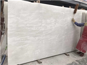 Royal White Onyx Slabs & Tiles for Wall Covering