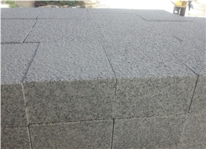 Huian G603,Bush Hammered Surface,Padang Crystal Granite,Padang Crystal White,G603 Granite,Bianco Crystal Cobble Stone,Paving Sets,Walkway Pavers,Cube Stone,Floor Covering,Garden Stepping Pavements