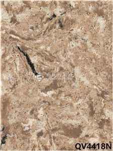 Quartz Stone Slab&Size for Manmade Stone,Kitchen Counter Tops/ Island Tops,Bath Vanity Tops,Foshan,China.
