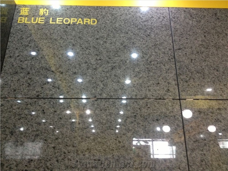 Blue Leopard Granite Tile&Slab for Countertops, Exterior - Interior Wall and Floor Applications, Pool and Wall Cladding
