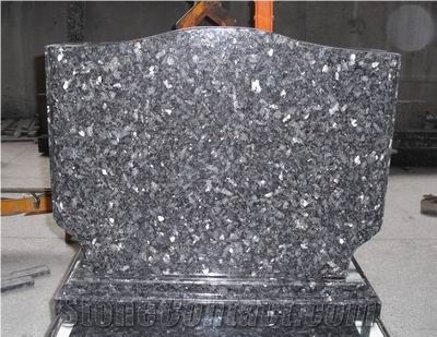 Blue Pearl European Popular Style Granite Tombstone Sculptured Statue,Hand Carving for Outdoor & Garden