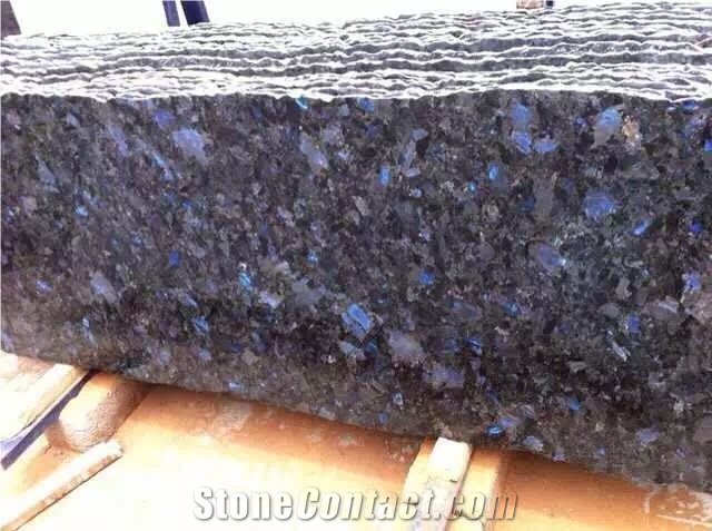 Blue Volga,Aurora Blue,Volga Blue Extra Dark Granite Slab&Tile for Countertops, Mosaic, Exterior - Interior Wall and Floor Applications, Fountains, Pool and Wall Capping, Stairs, Window Sill