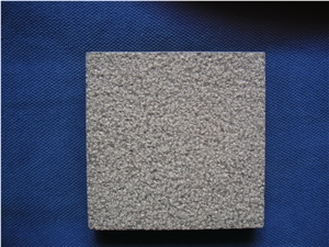 Bush Hammered Hainan Grey Basalt Tile for Exterior - Interior Wall and Floor Applications