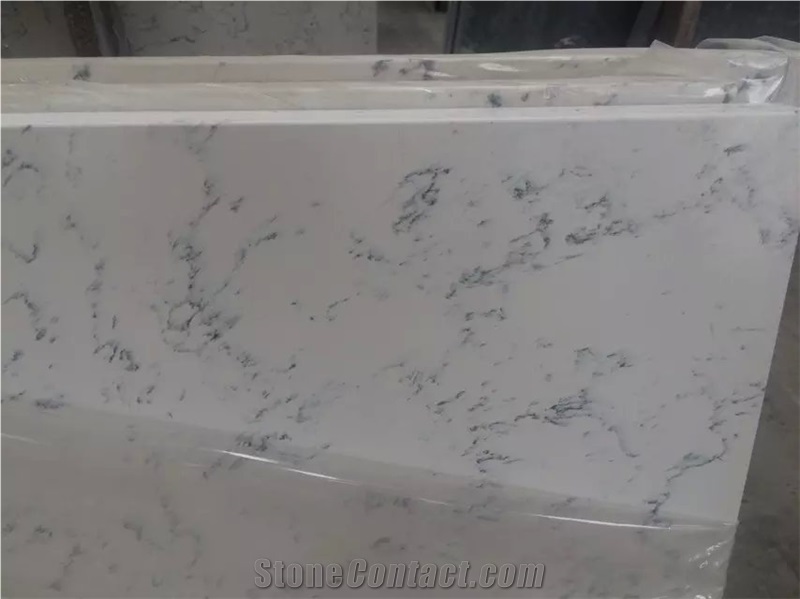 Cararra Quartz Stone Kitchen Countertop Quartz Stone Price White Sand Quartz Stone Countertops