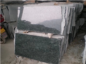 China G5130,Chrysanthemum Green Granite Tile&Slab for Construction Stone, Ornamental Stone and Other Design Projects