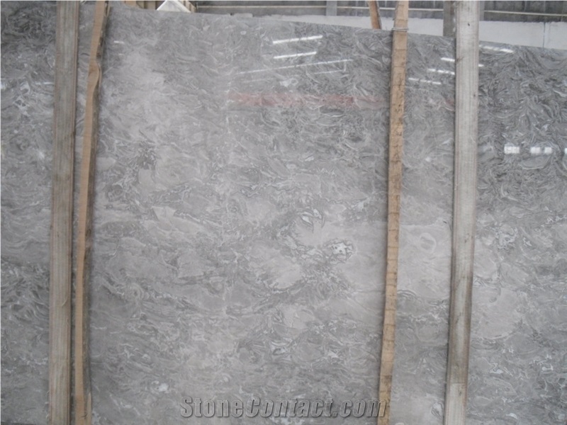 China King Flower Grey Marble Polished Natural Stone Tiles & Slabs,Overlord Glory,Fossil Gray,Laventol Grey Pearl,Overlord Flower Marble,Gray Glory Marble