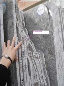 China King Flower Marble Slabs & Tiles, China Grey Marble, Overlord Marble,Fossil Grey Marble