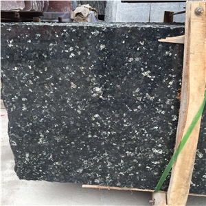 Emerald Pearl Granite Tile&Slab for Countertops, Exterior - Interior Wall and Floor Applications, Pool and Wall Cladding
