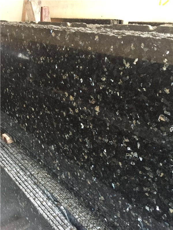 Emerald Pearl Granite Tile&Slab for Countertops, Exterior - Interior Wall and Floor Applications, Pool and Wall Cladding