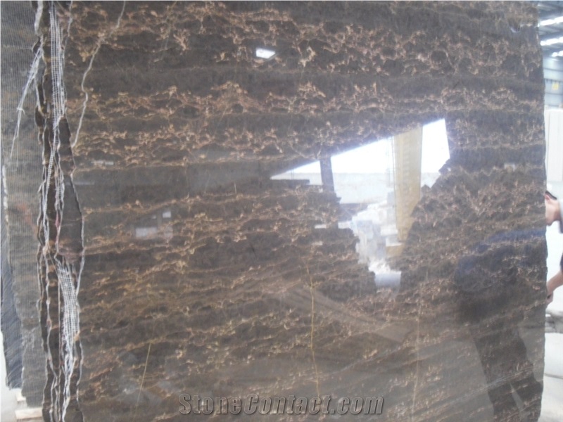 Fantasy Black Gold Flower Marble, Pakistan Nero Portoro Marble Wall Covering Tiles and Slabs Black Gold Marble