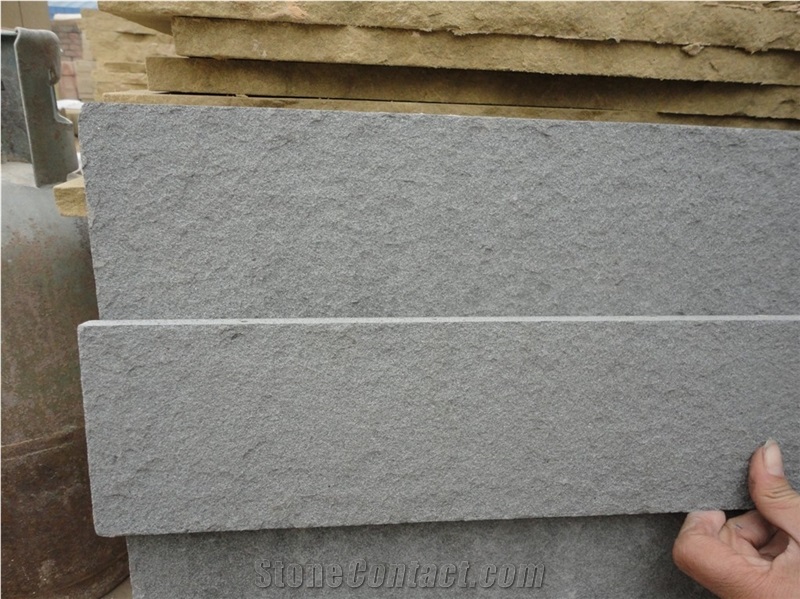 Flamed Grey Sandstone Tiles & Customized&Cut to Size/Grey Sandstone Wall Tile&Floor Tile/Sandstone Flooring&Floor Covering/Sand Stone for Wall Covering&Wall Cladding