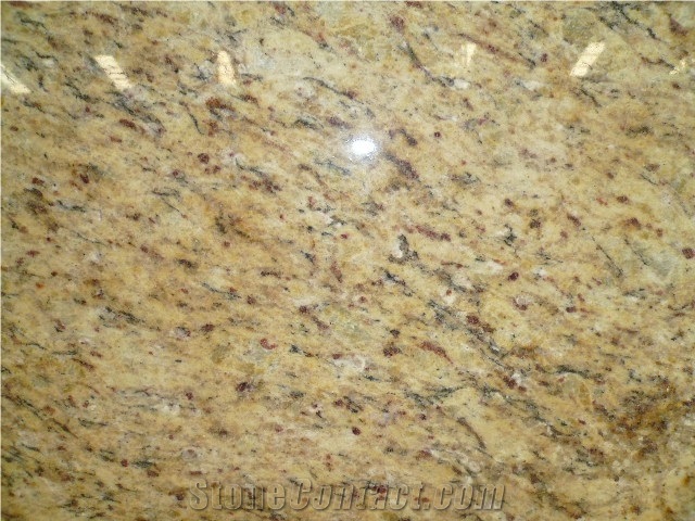 Giallo Ornamental Granite Tile&Slab for Countertops, Exterior - Interior Wall and Floor Applications, Pool and Wall Cladding