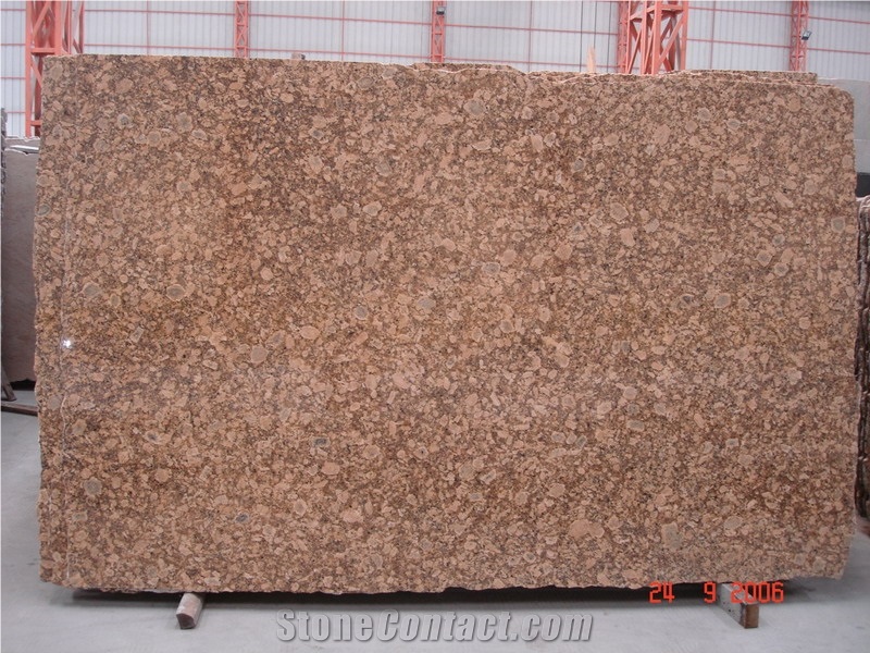 Giallo Veneziano Granite Tile&Slab for Countertops, Exterior - Interior Wall and Floor Applications, Pool and Wall Cladding