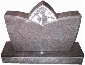 India Paradiso European Popular Style Granite Tombstone Sculptured Statue,Hand Carving for Outdoor & Garden
