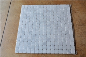 Italy Calacatta White Marble Mosaic/Bianco Carrara Marble Mosaic, Hexagon Mosaic, Floor/Wall Mosaic/Mosaic Border/Chinse White Marble Mosaic/White Wood Marble Mosaic