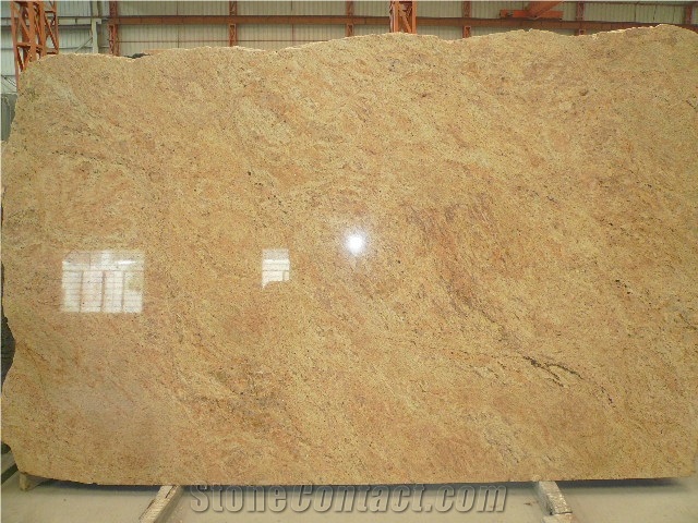 Kashmir Gold Granite Tile&Slab for Countertops, Exterior - Interior Wall and Floor Applications, Pool and Wall Cladding