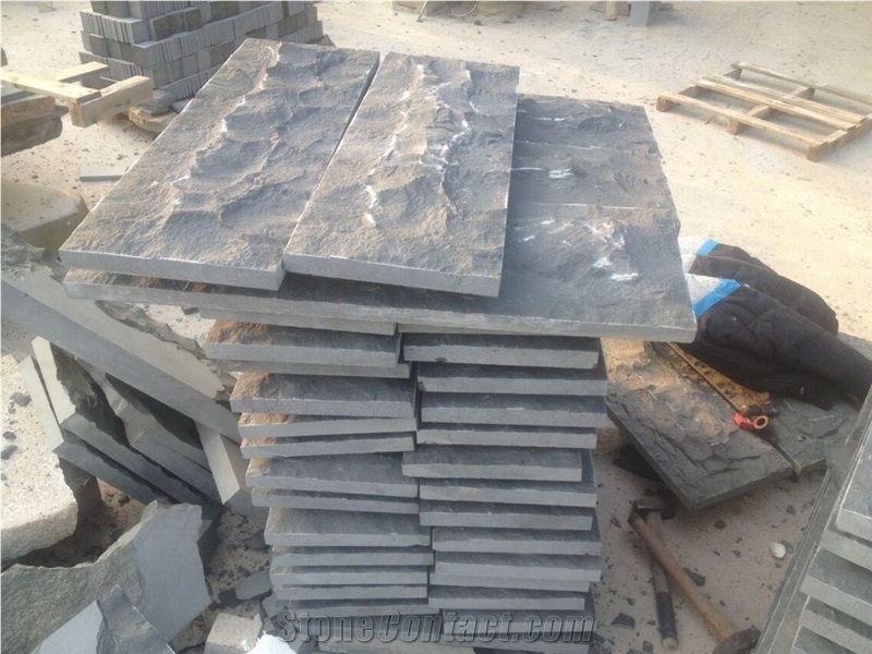 Mushroom China Absolute Black Granite,China Hebei Black Granite Tile for Exterior Wall and Floor Applications and Building Stone