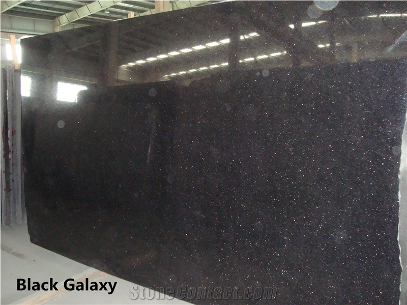 Polished Black Cosmos Granite Tiles & Slabs,Cosmos Black,Galaxy Silver,Galaxy Stargate,Negro Estelar,Silver Galaxy,Silver Star Galaxy,Silvery Galaxy Granite Big Slabs