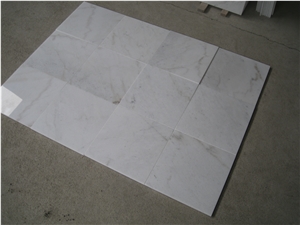 Polished China Bianco Carrara White Marble Guangxi White Marble Tile&Slab for Countertops, Exterior - Interior Wall and Floor Applications,Pool and Wall Cladding