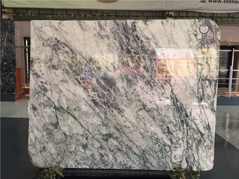 Polished China New Violet Blue Marble Tile&Slab for Countertops, Exterior - Interior Wall and Floor Applications, Pool and Wall Cladding