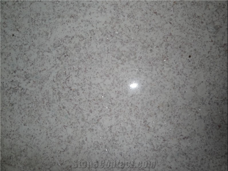 Polished China Pearl White Granite Tile&Slab for Countertops, Exterior - Interior Wall and Floor Applications and Wall Cladding