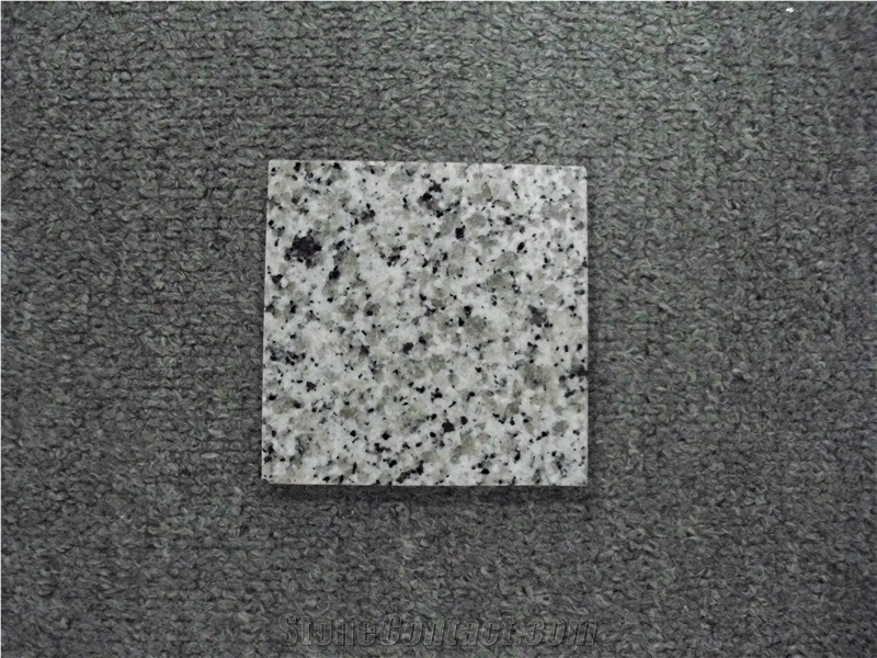 Polished G640,China Bianco Sardo,China Luna Pearl,Black White Flower,Dongshi White Granite Tile&Slab for Countertops, Exterior - Interior Wall and Floor Applications