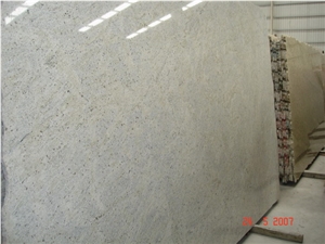 Polished Kashmir White Granite Tile&Slab for Countertops, Exterior - Interior Wall and Floor Applications, Pool and Wall Cladding