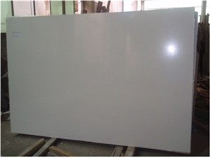 Pure White Artificial Marble Tile&Slab for Countertops, Exterior - Interior Wall and Floor Applications, Pool and Wall Cladding