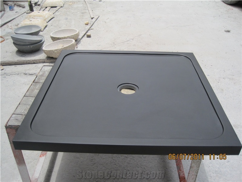 Shanxi Black,China Absolute Black,China Black Granite Shower Tray for Bathroom Decoration
