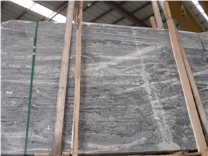 Top Selling China Fantasy Black Gold Flower Marble Slabs & Tiles for Interior Decoration