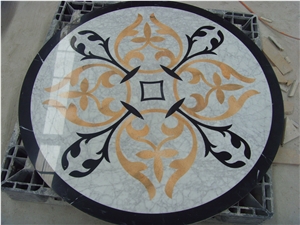 Water Jet Marble Medallion,Natural Stone Medallions,Waterjet Medallion,Backsplash Medallion,Interior Stone Medallions