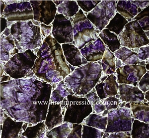 Amethyst Semiprecious Slab, Lilac Grystal Semi-Precious Stone Tops, Purple Crystal Stone Panels, Semi Precious Stone Slabs, Violet Crystal Gemstone,Purple Luxury Material, Gemstone Interior Decoration