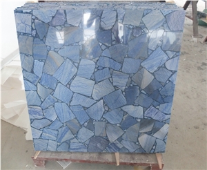 Azul Macobus Tiles /Blue Aventurine Backlit/ Light Blue Semi Precious Stone Panles、Azul Macobus Gemstone Slab/Blue Gemstone Backlit Tiles & Slab/Semi Precious Stone Wall /Semi Precious Top