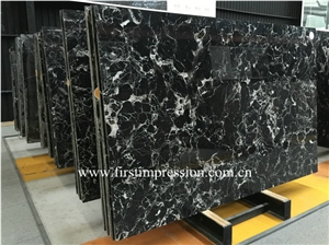 Black Ice Flower Marble Slab /Black Marble Slab and Tiles /Marble Tiles/Marble Slab/Black Marble /Marble Wall Coverting Tiels /Hot Sale Ice Black Flower Marble