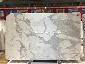 Carrara Marble Big Slabs/Italy White Marble/Statuario White Marble/Snowflake White/Bianco Statuario Venato/Snowflake White Marble/Arabescato Corchia Tile & Slab/Italy White Marble