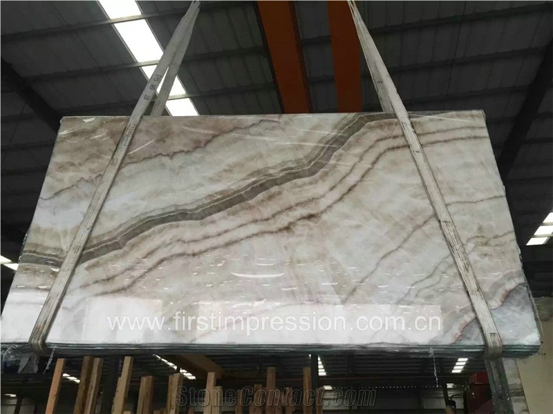 China Beige Onyx /Wooden Onyx Slab /Wood Vein Onyx Slab and Tiles /Onyx Tiles and Slab /Onyx Floor Covering