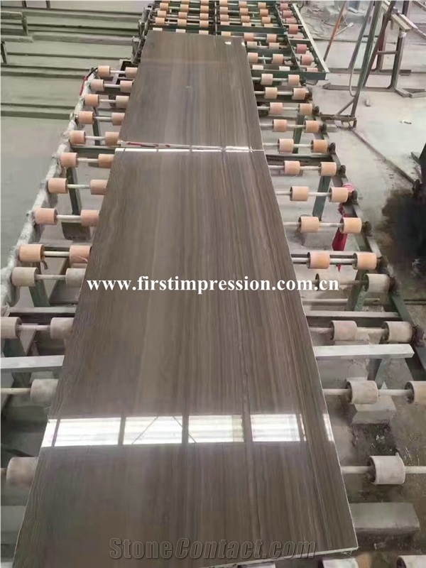 China Brown Marble/Coffee Wood Vein Marble Slabs & Tiles/Coffee Brown Marble Tiles/Natural Building Stone Flooring/Feature Wall/Interior Paving/Cladding/Decoration/Quarry Owner