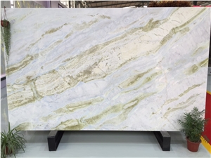 China Changbai White Jade Big Slabs/New Polished Blue Dragon Veins Marble Slabs and Tiles/Green Seawave Marble Slabs/Changbai Jade Marble Panels/Bookmatching Marble Slabs